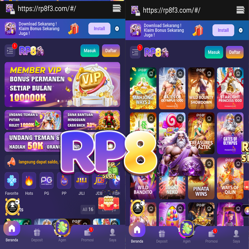 RP8 - Akun Aman rp8 App Resmi ✅
